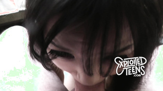 This VERY petite Asian teen is making her first porn