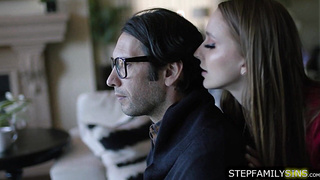 Stepdaughter seducing pissed off stepdad