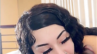 Shy Latina Sucking BBC