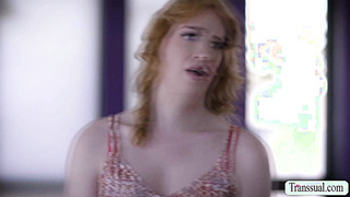 Tall gorgeous TS fucks her horny girlfriend