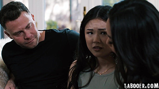 Lulu gets gagging and nipple clamps