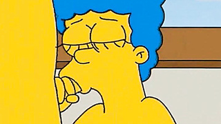 Marge Simpson real wife cheating
