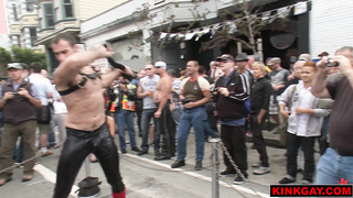 Crucified and humiliated in public!