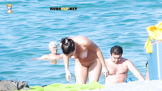 Fresh young nudist chicks caught on a voyeur camera