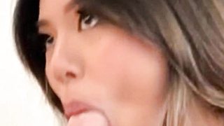 Beautiful Asian Swallows Big Dick