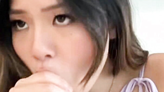 Beautiful Asian Swallows Big Dick