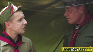 Scoutmaster fucks Ukrainian scout boy!
