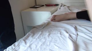 Dual College Girl Jizz on Gorgeous Foot Part I