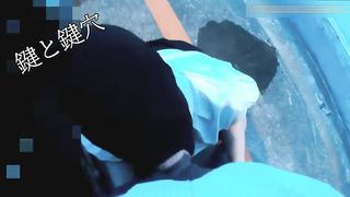 駐車場　全頭マスク３
