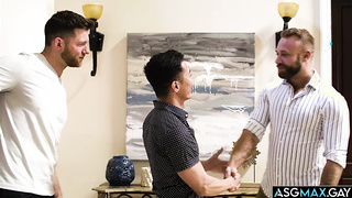 Caden watch his boyfriend fucks a coworker