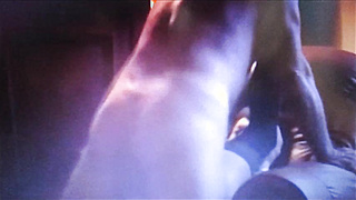 private fuck on armchair