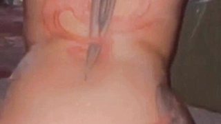 Busty Latina Wants Cumshot on a Public Beach