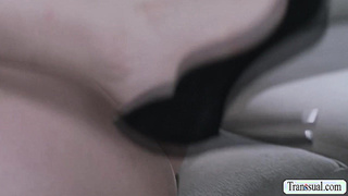 Lucky TS Ava Holt licks and fucks Lexi Lores pussy