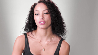 Sexy small tits black teen masturbated