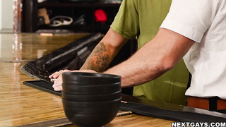 Roman and Jayden's dirty flip fuck