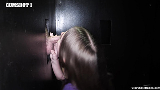 Sia Wood's First Gloryhole Experience and Cum Swallow