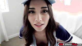 Deepthroat by stepsis before baseball