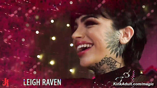 Tattooed lesbians anal gangbang fuck and whip