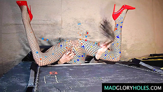 Horny Girl Enjoys Pussy Spanking and Torturing 2