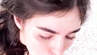 Beautiful Teen Deepthroat Blowjob Exposed