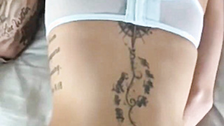 Horny Babe Swallows Cumshot after Doggy