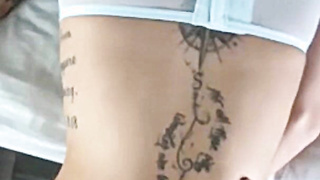 Horny Babe Swallows Cumshot after Doggy