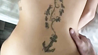 Horny Babe Swallows Cumshot after Doggy