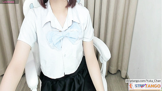 Shy Japanese on striptango com chat