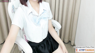 Shy Japanese on striptango com chat