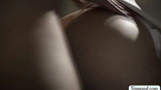 TS stepmom Melanie Brooks craves for stepson dick