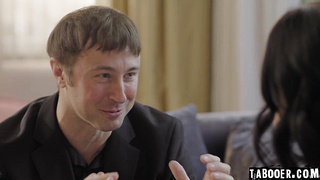 Charlotte spread legs for Chad