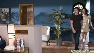 Loved the end with Milf Penny Barber jerking him off