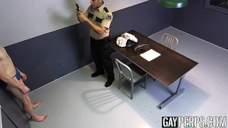 Hunky Hairy Guard Fucks Helpless Brown Twink For Stealing