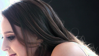 Teen Laney Grey taught lesbian to kiss