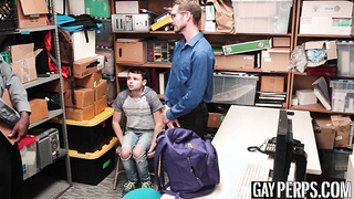 Young delinquents dad sucks officers BBC for sons freedom