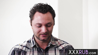 Sensual slides and hot sex by Latina