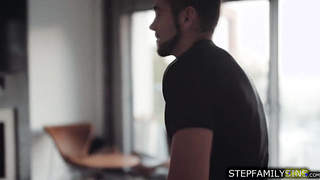 Big tits wife getting fucked by stepbro