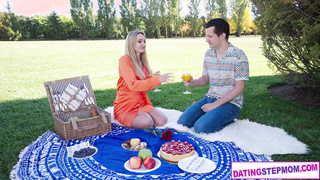 German stepmom on a date with stepson