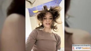 AngelAri Lusty demonstration at stripTango