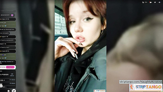 NaughtyKristina Lustful drama at stripTango