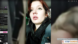 NaughtyKristina Lustful drama at stripTango