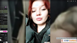 NaughtyKristina Lustful drama at stripTango