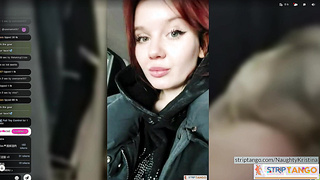 NaughtyKristina Lustful drama at stripTango