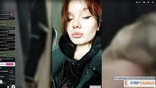 NaughtyKristina Lustful drama at stripTango