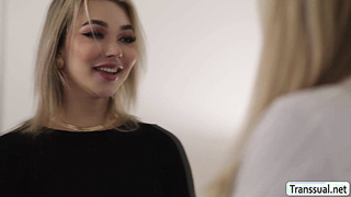 Real estate agent gets fucked by her TS customer