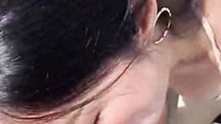 Busty Japanese Teen Public Beach Facial