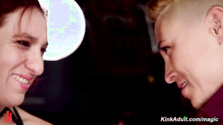 MILF teaches teen to anal fuck at orgy swinger party