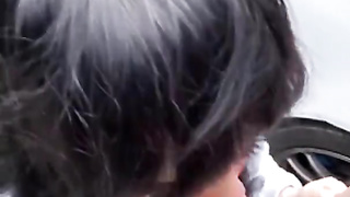 Curvy Teen Public Blowjob and Doggy