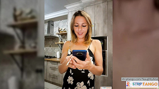 NaughtyAna Lustful drama at stripTango