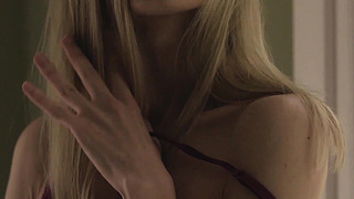 Gorgeous Italian MILF posing in lingerie